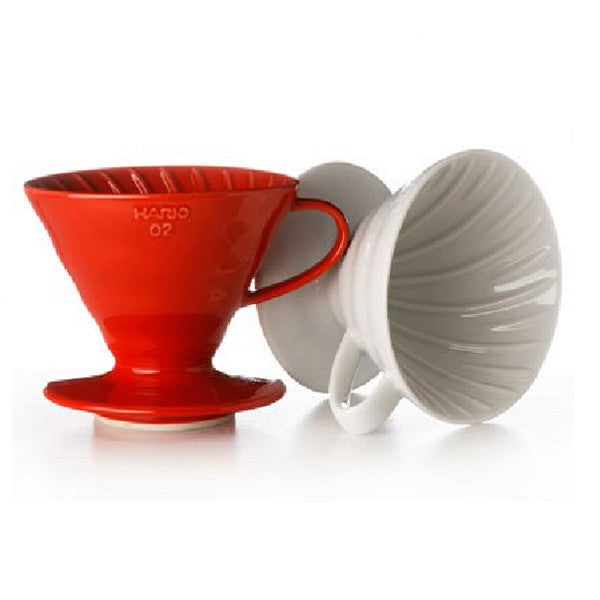 Hario V60 Coffee Dripper, 02, White Ceramic